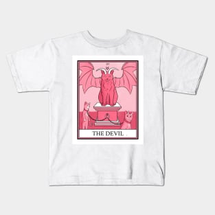 Devil Cat Tarot Kids T-Shirt